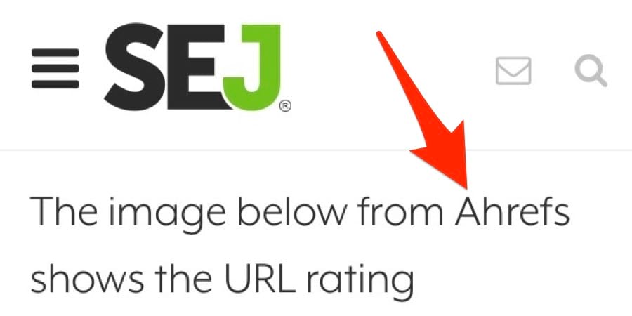 ahrefs unlinked mention sej