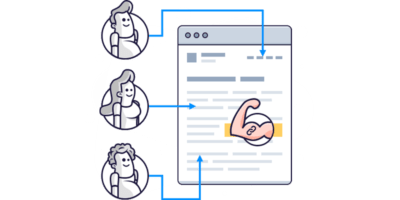 links from pages with traffic