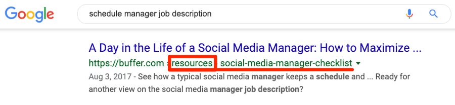 google result buffer 1