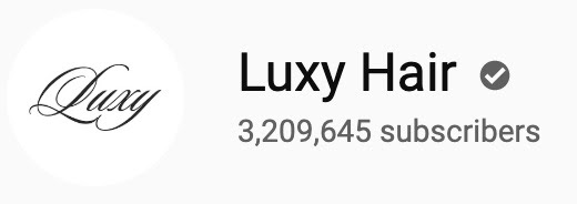Luxy Hair YouTube 