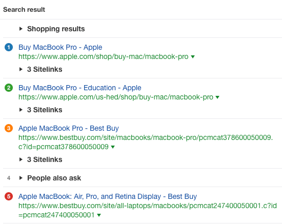 buy macbook pro serp