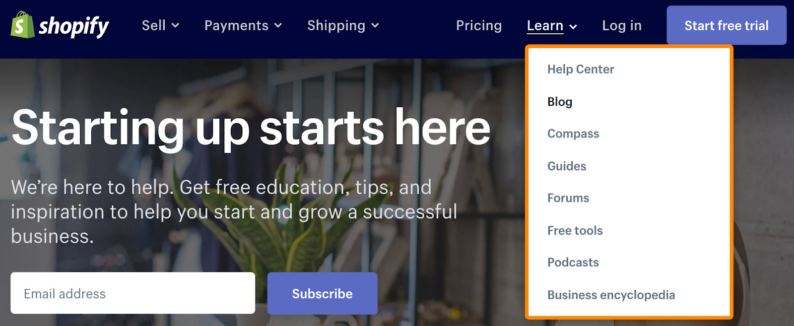 1 shopify content marketing