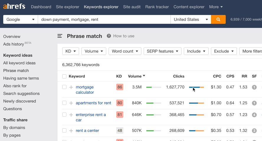 include filter tools