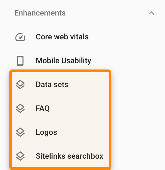 13 schema reports gsc