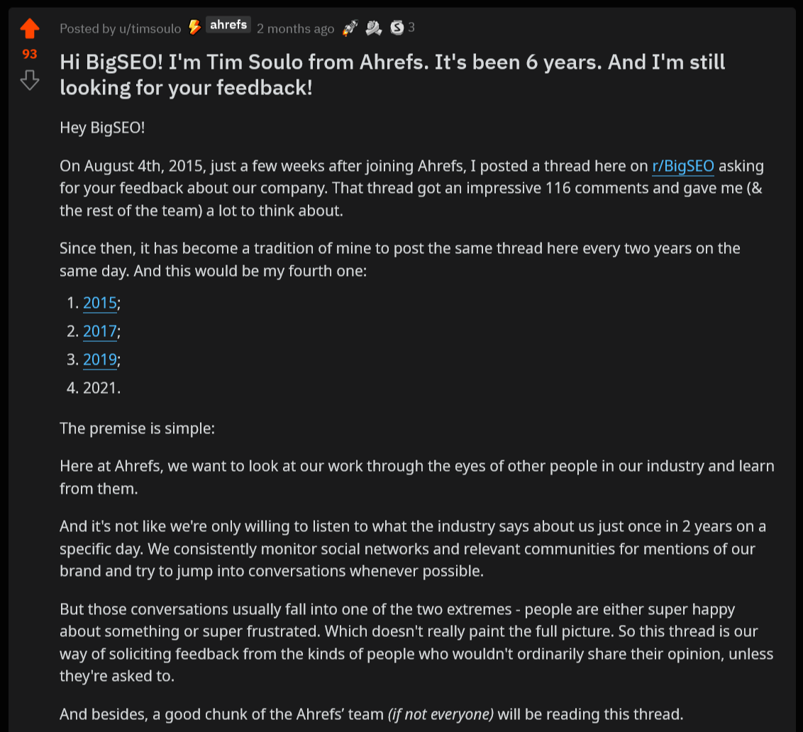 Tim Soulo word-of-mouth marketing