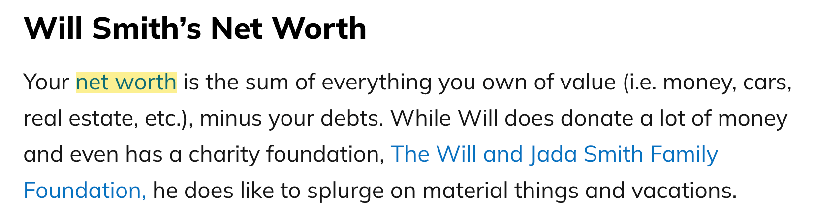 Example of a good backlink