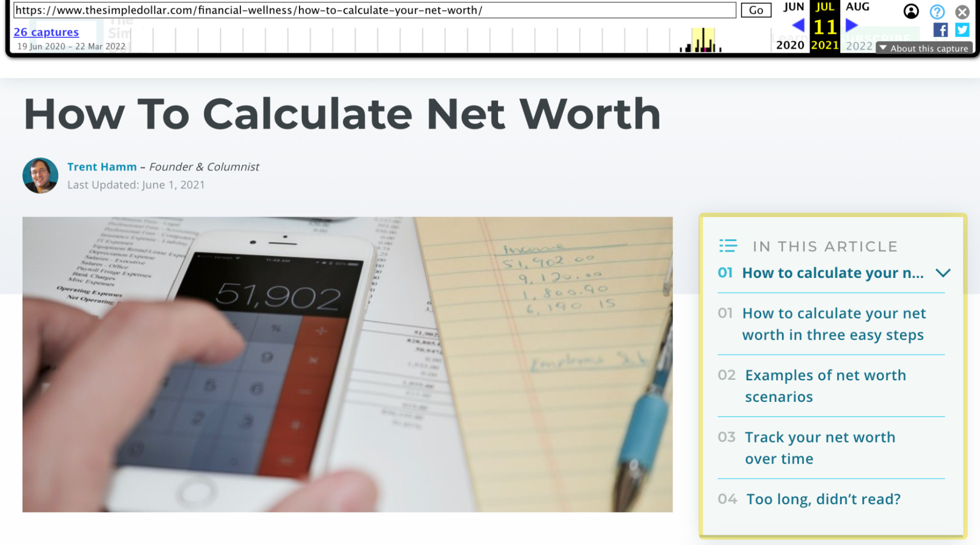 Looking at what the broken page is about via the Wayback Machine