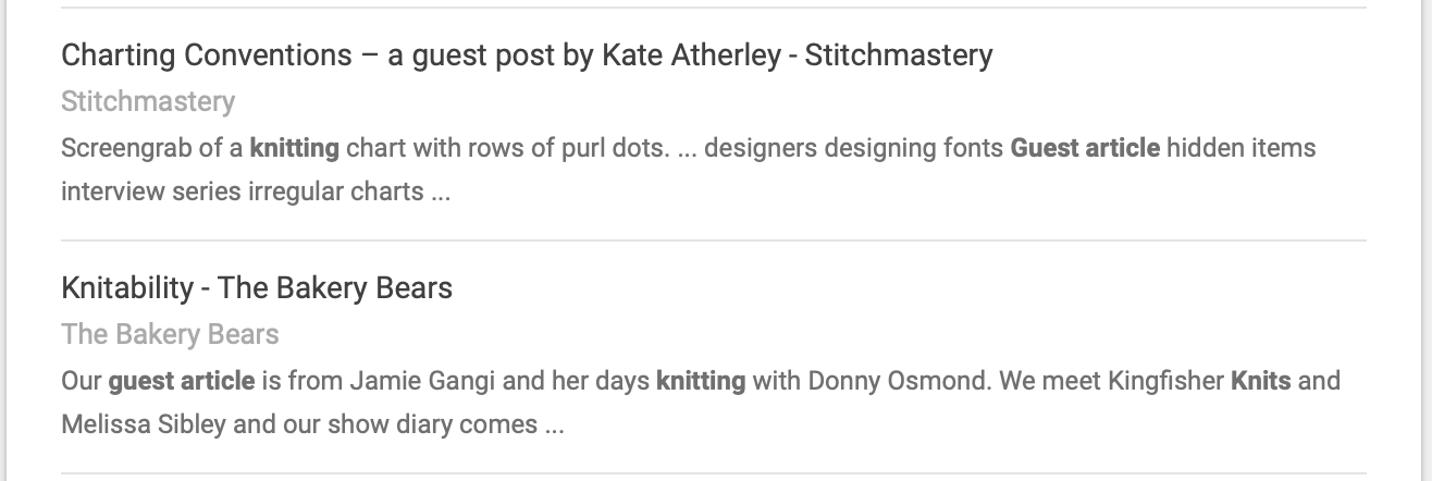 Example of guest posting opportunity from Google Alerts