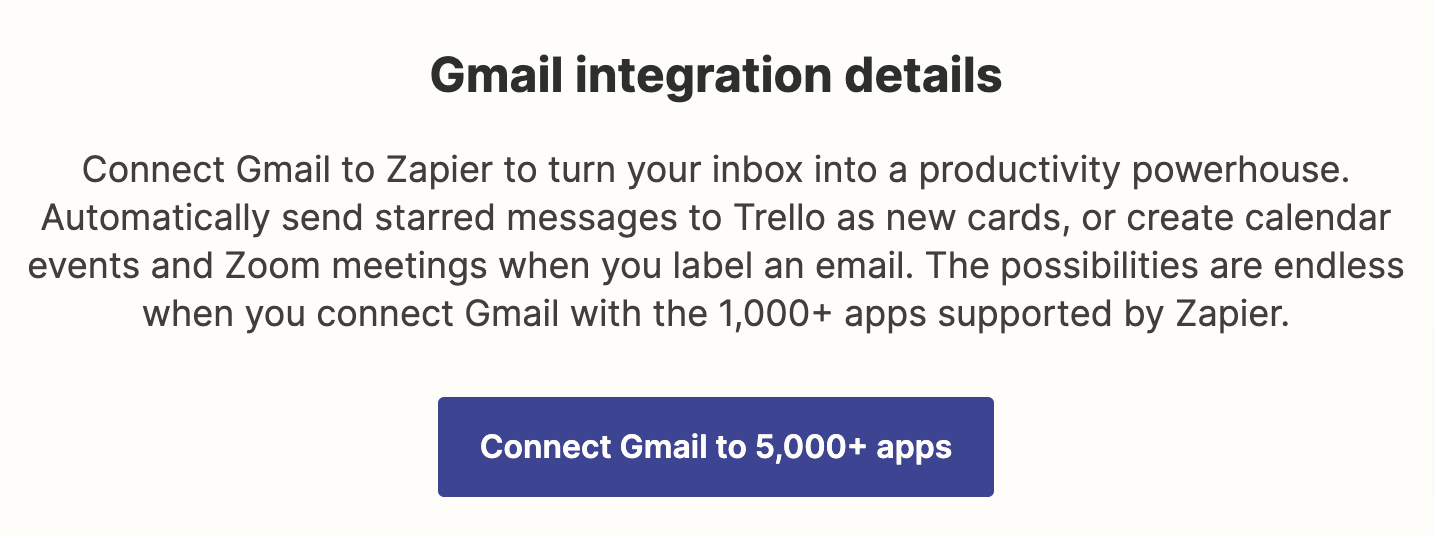 App profile before the change