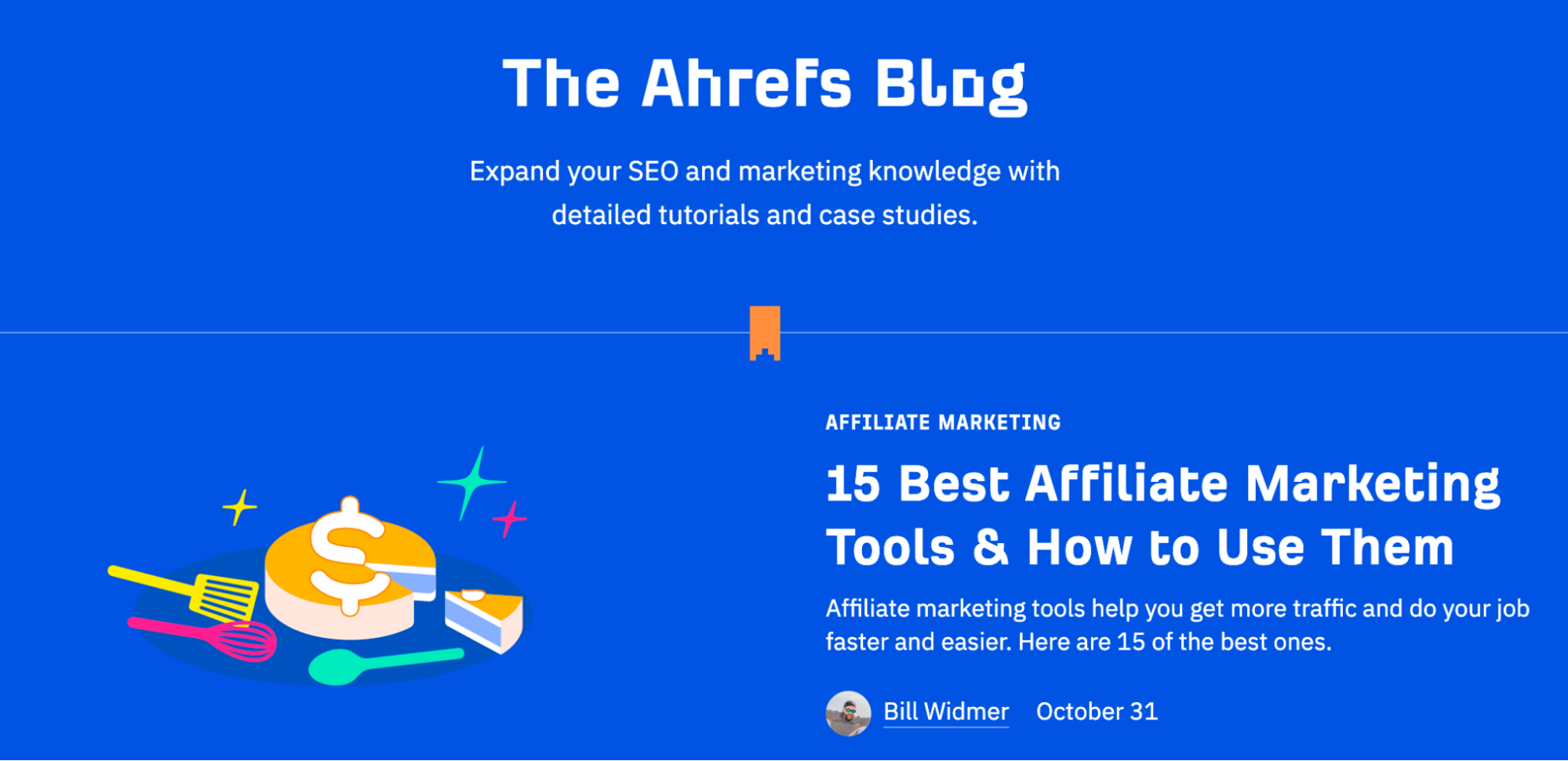 Ahrefs blog