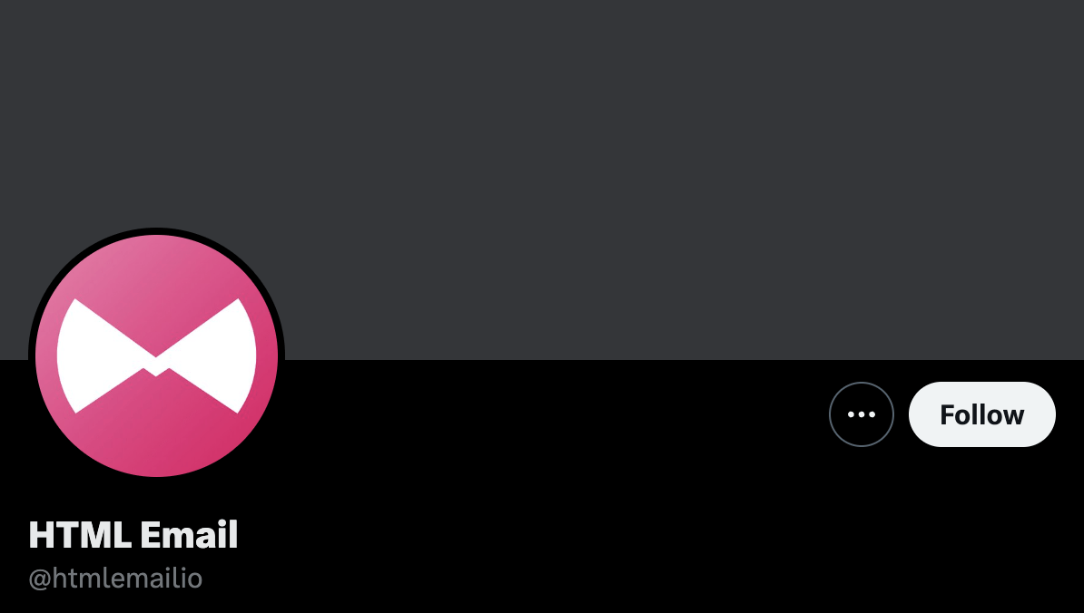 Blank banner from HTML Email