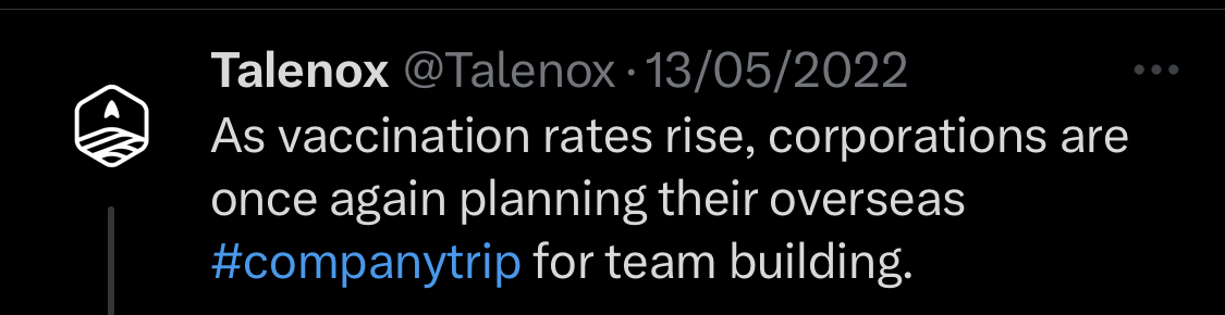 Mockup of how Talenox's profile photo could be improved