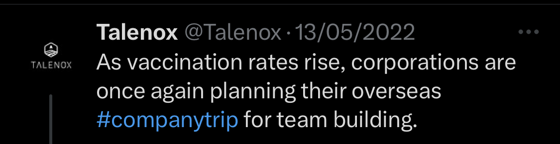 Talenox's profile photo doesn't look great on mobile because it has a long "horizontal length"