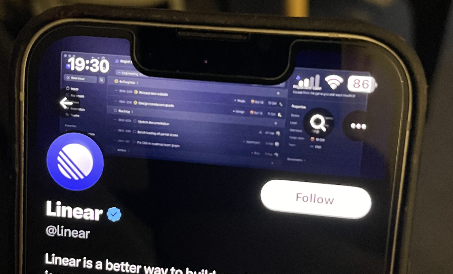 Don't use tiny text in your Twitter banners—they look bad on mobile