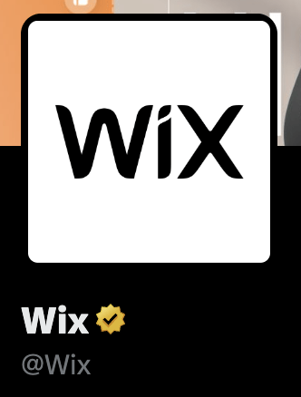 Wix Twitter profile photo