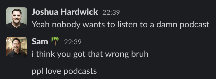 A fun conversation between myself and YouTube sensation, Sam Oh