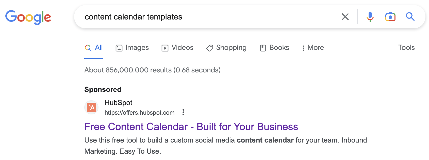 Google ads are a good example of a "pull" distribution strategy