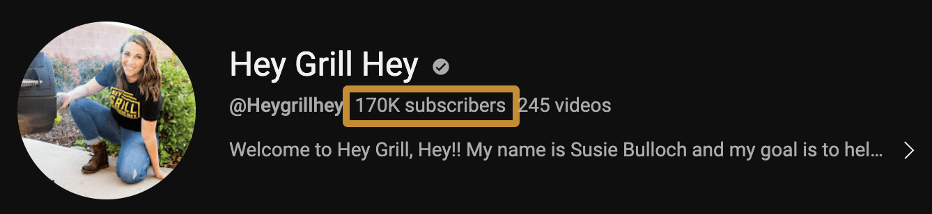 She cares more about distributing content on YouTube