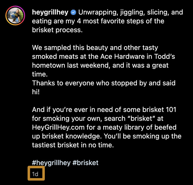 She cares more about distributing content on Instagram