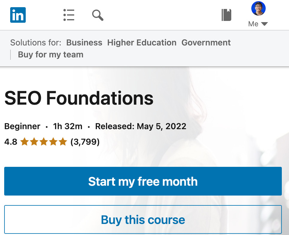 SEO Foundations on LinkedIn