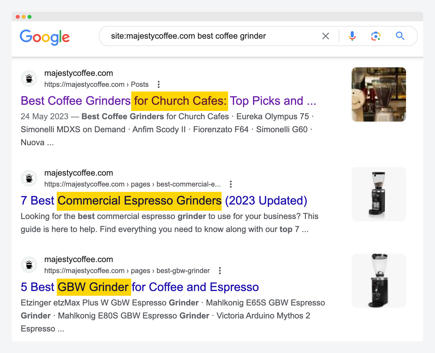 No pages specifically about the best overall coffee grinders