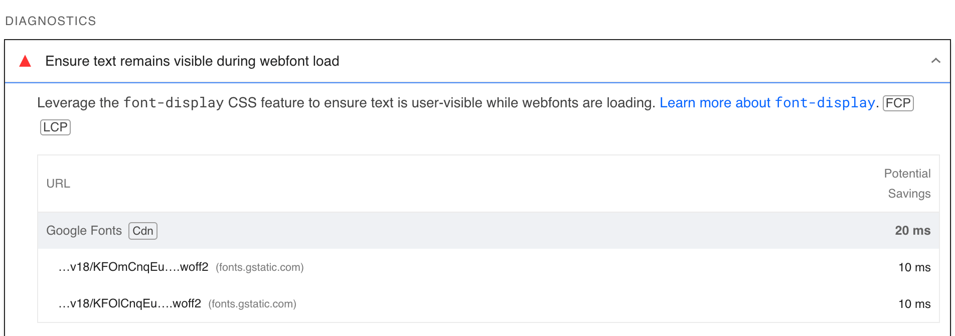 Pagespeed Insights 为我们的博文发现的问题及修复方法