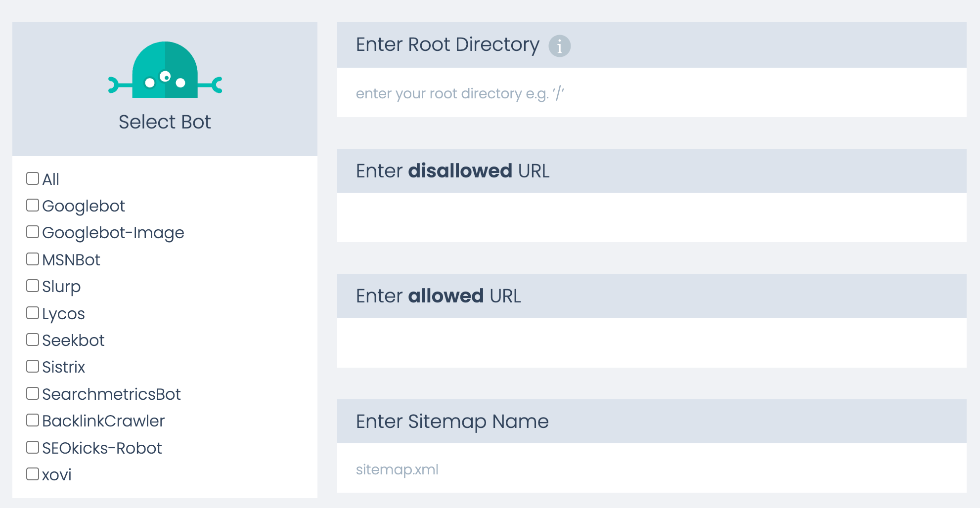 定制特定的 robots.txt 规则