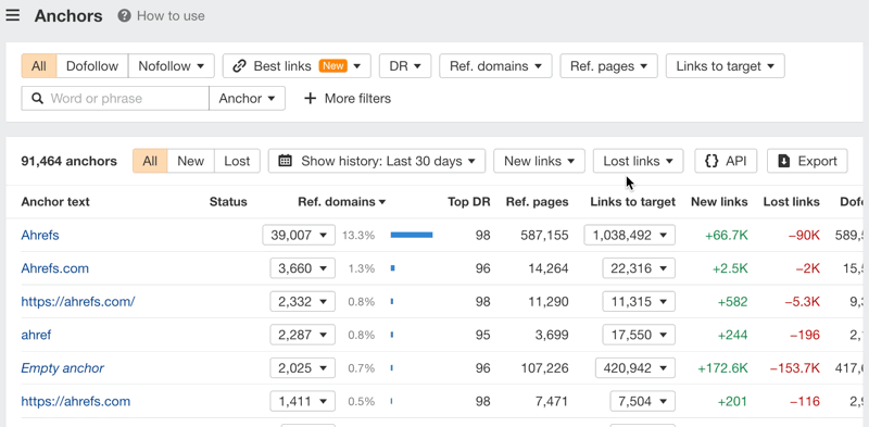 Generate sample API request
