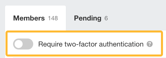 Enable 2FA for workspace