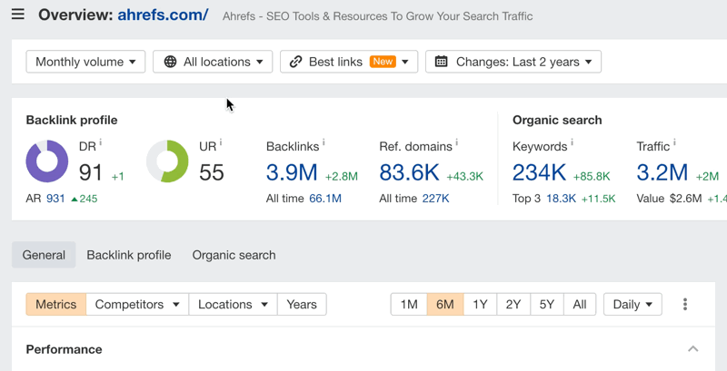 Exclude up to 10K domains in Best links