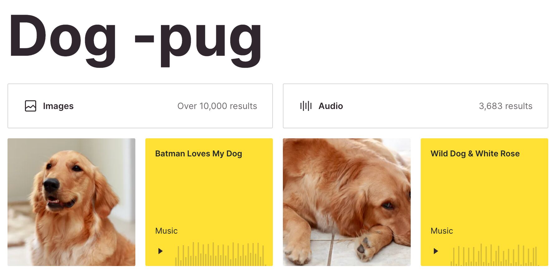 Search operators in Openverse