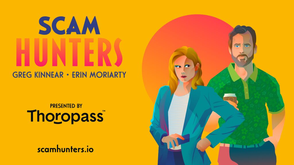 Scam Hunters branded content example from Thoropass