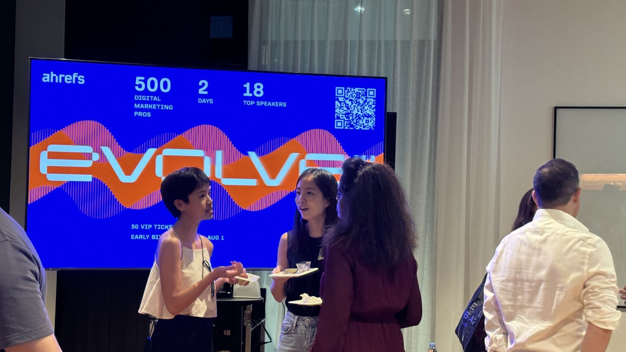 Promoting Evolve at our other workshops