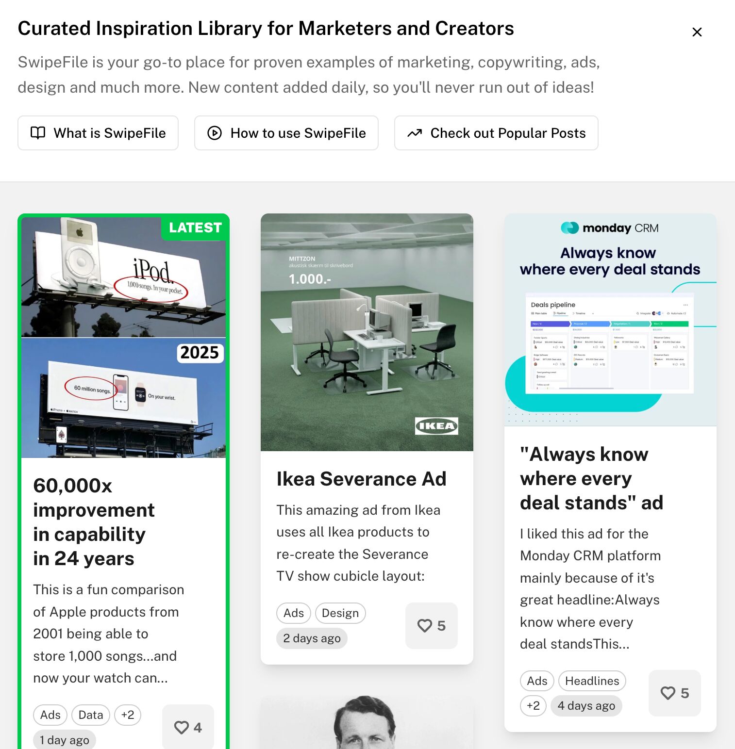 An example of an ads repository