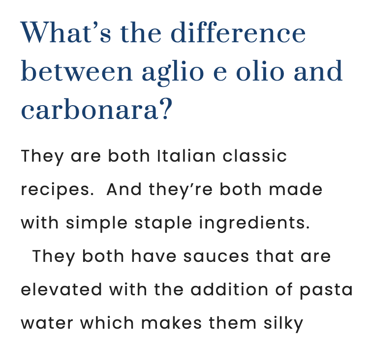 Random question on a recipe page