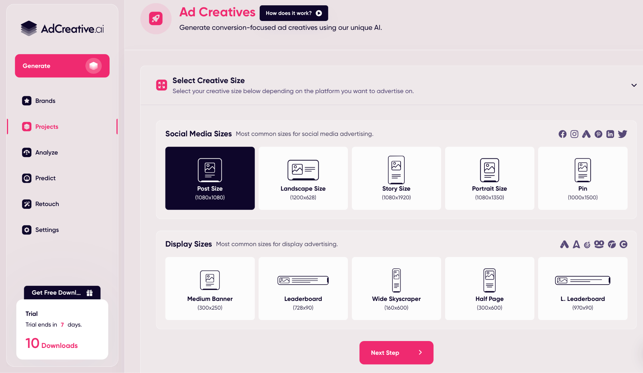 AdCreative overview 