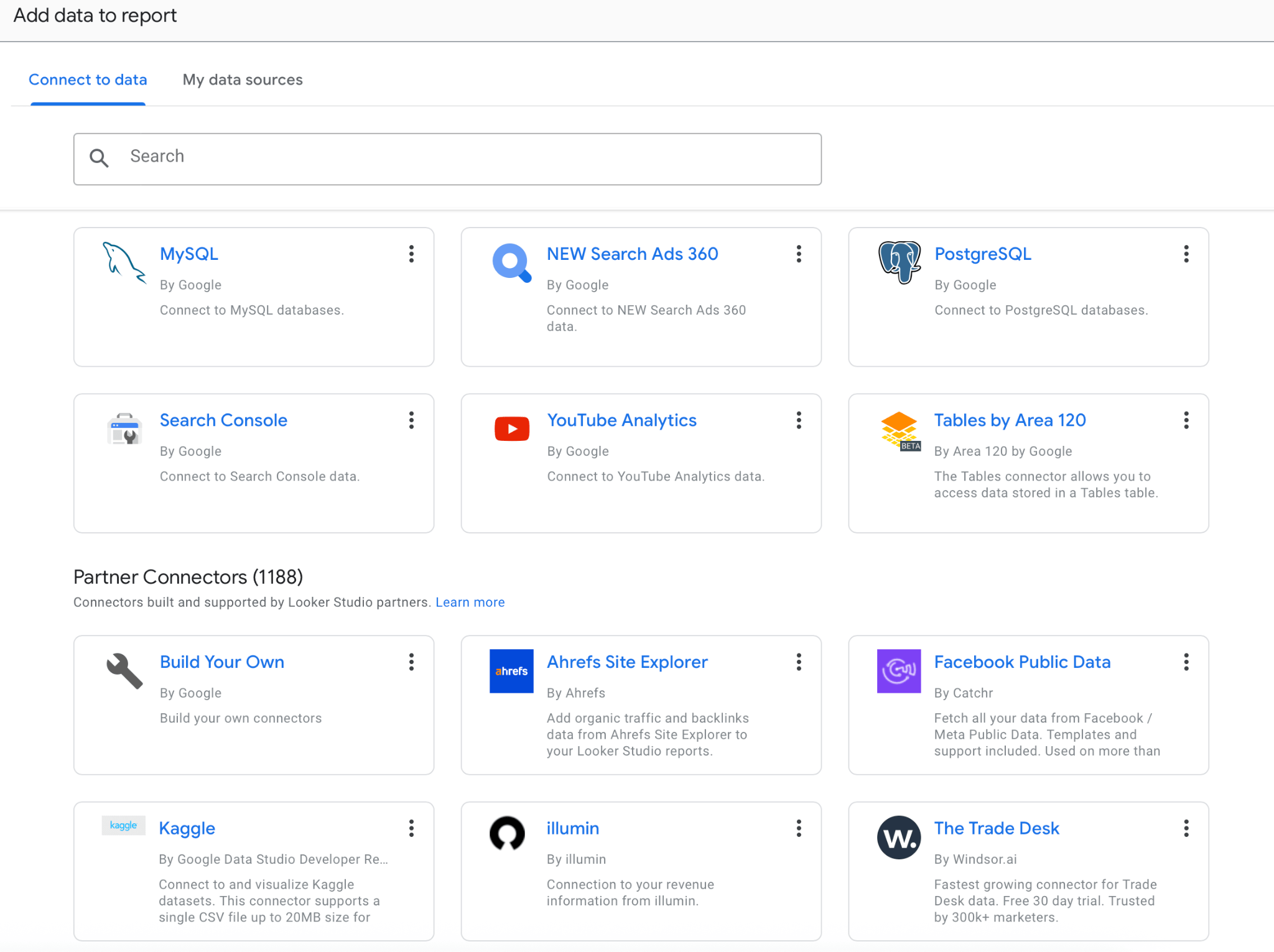 Looker Studio connectors 