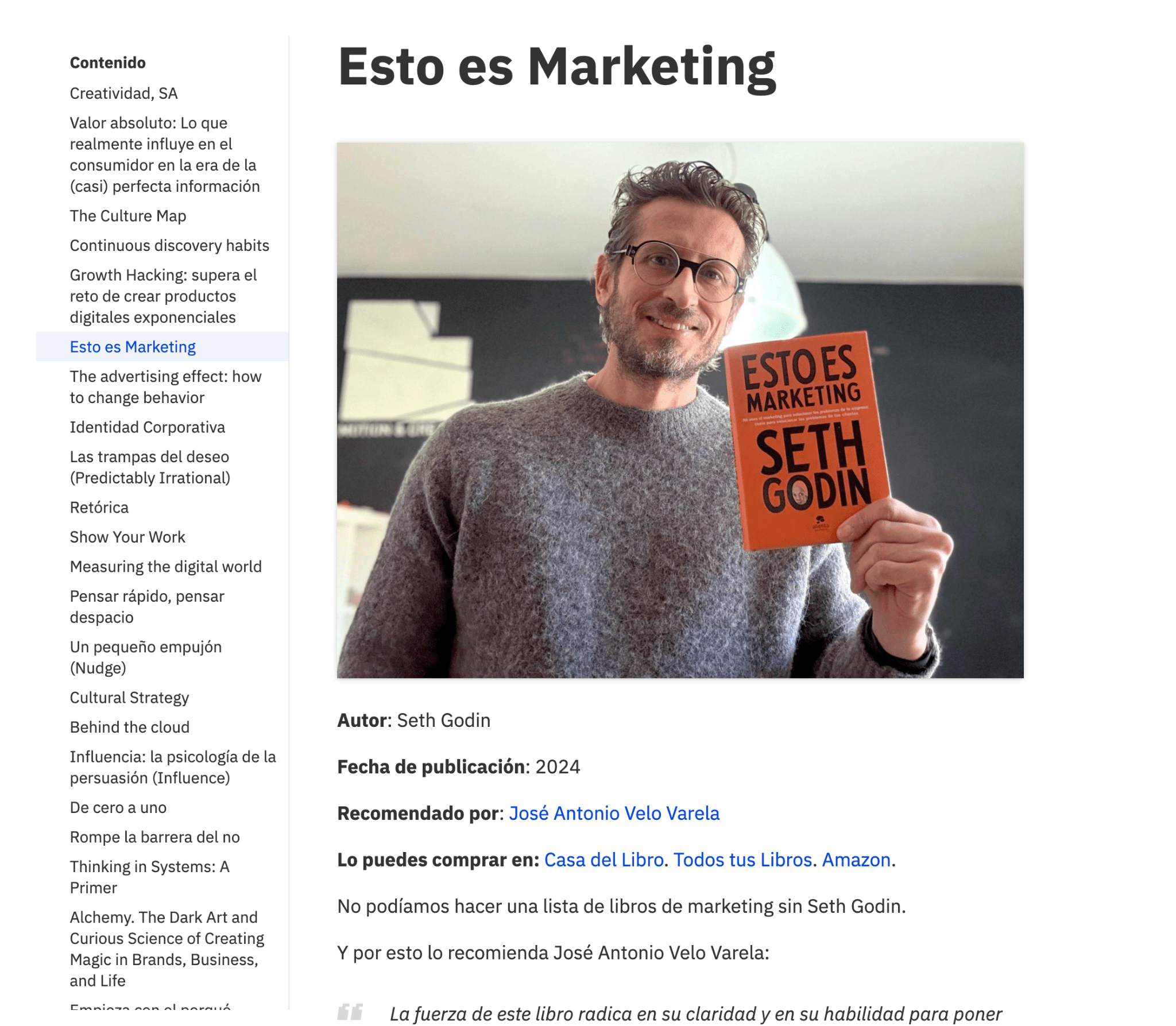 Example of localized content with local examples.