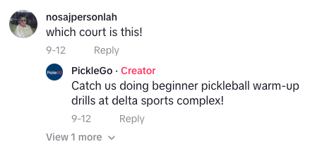 Picklego's replies with keywords