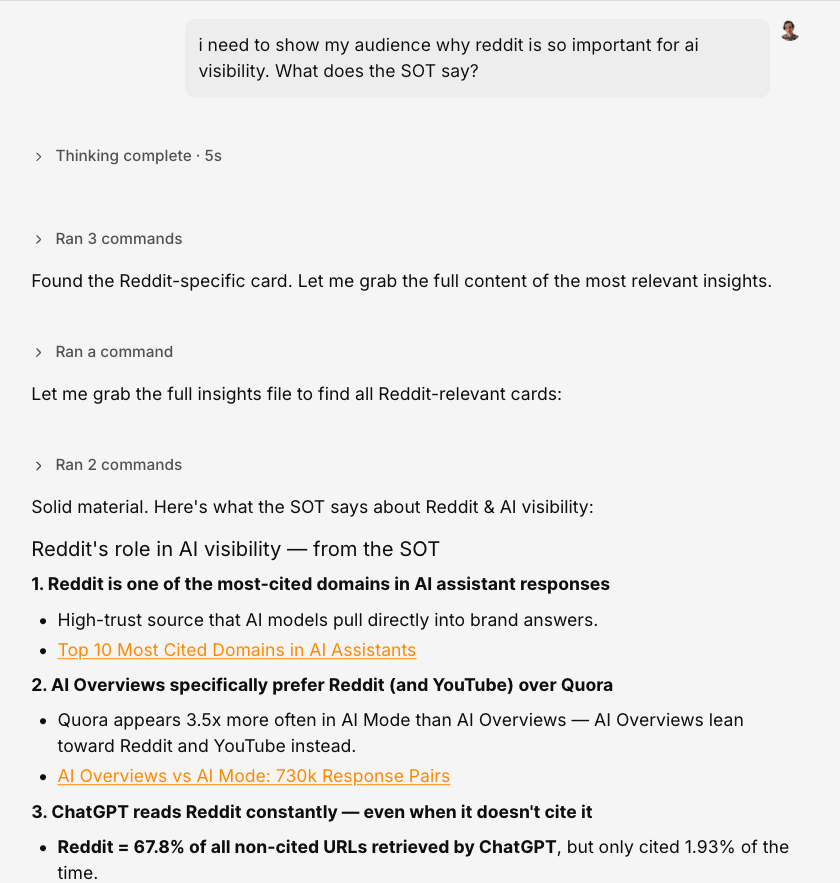 The prompt I used to create the infographic.