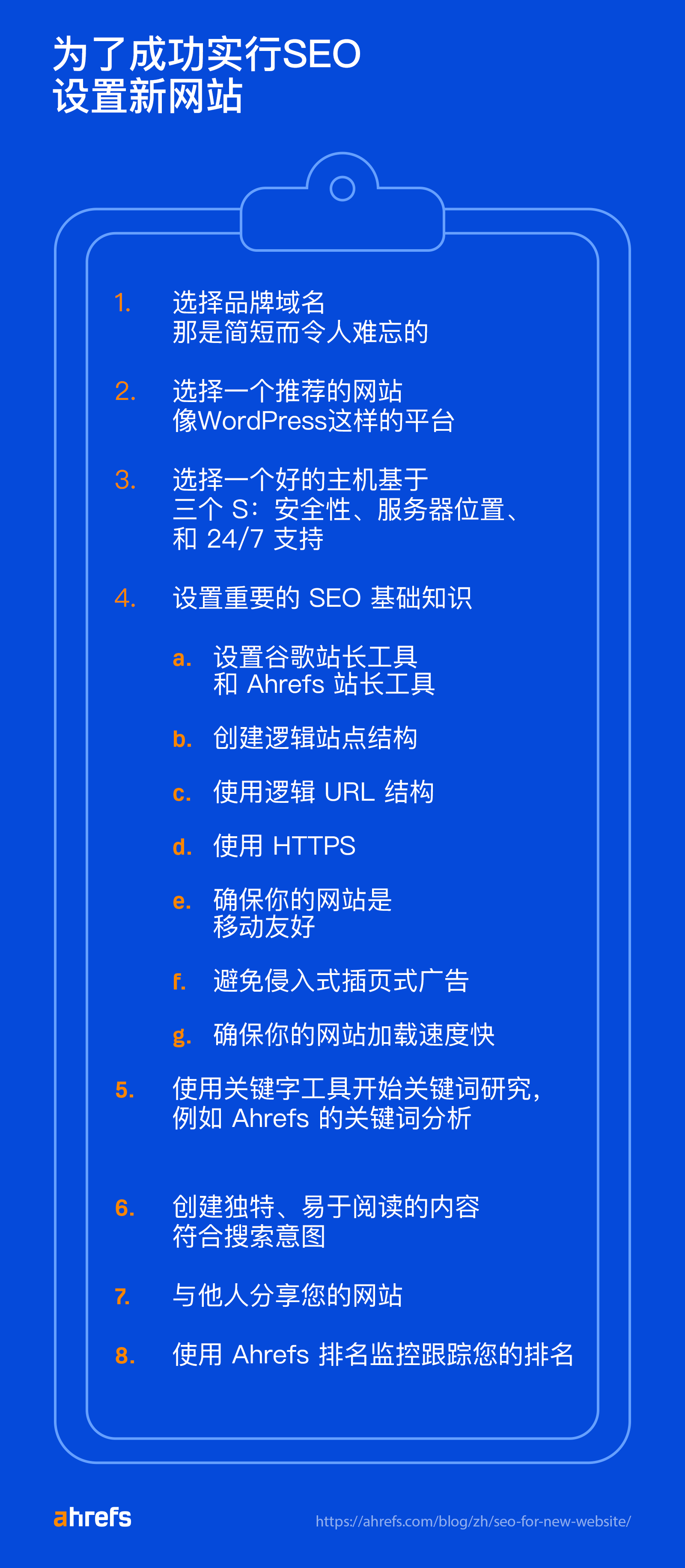 SEO友好网站的步骤